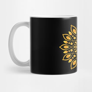 Elegent Gold Mandala Art Mug